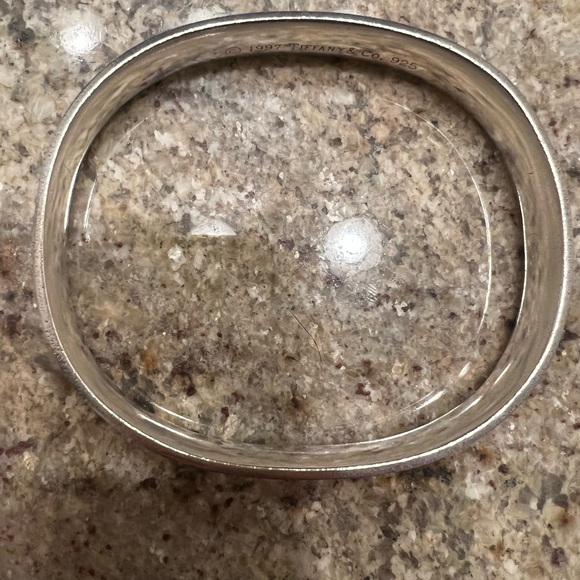 TIFFANY & CO. 1837 sterling silver Extra large bangle bracelet. AUTHENTIC - Picture 5 of 8